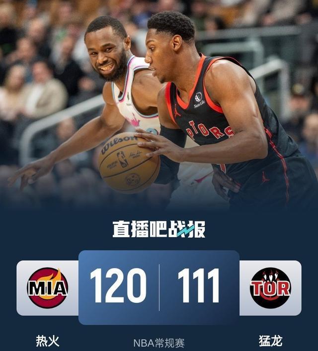 猛龙队加时赛力克对手，连胜五场